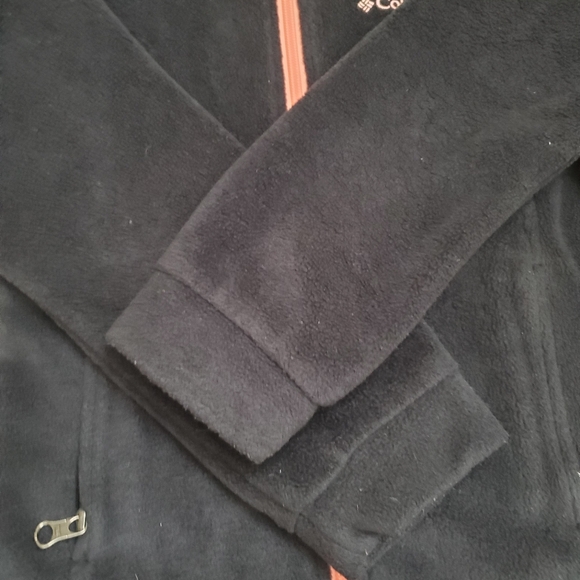 Columbia Black Fleece Coral Zip Up Sweater Girls Size  XSMALL - Picture 5 of 8